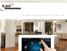 Tablet Screenshot of hi-techinnovations.com